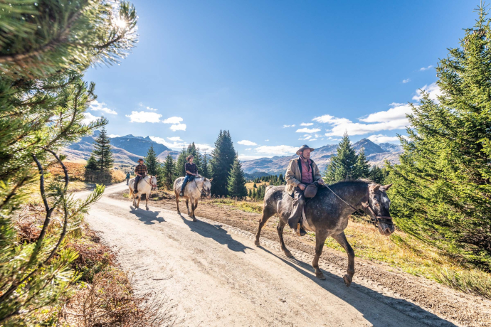 Ausritt auf der Alp Flix