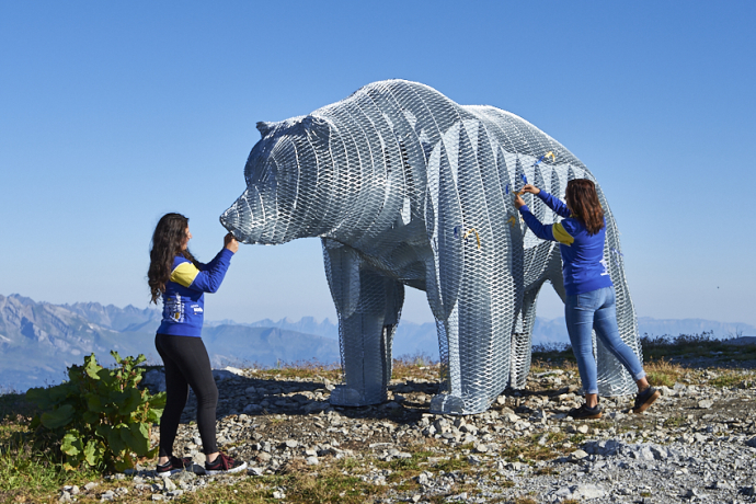 Weisshornbär Weisshornbär im Arosa Bärenland