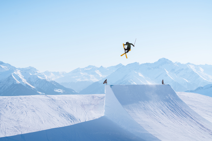 Crap Sogn Gion in Flims Laax Falera (Foto: ©️ The Alpinists) Crap Sogn Gion in Flims Laax Falera