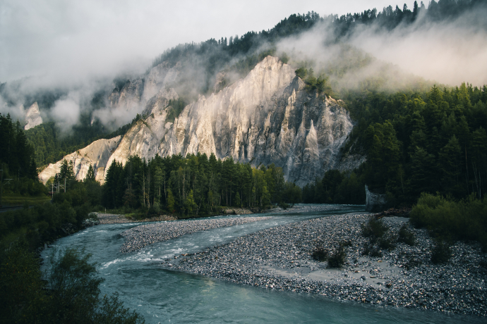 Rheinschlucht (Foto: ©️ The Alpinists) Rheinschlucht