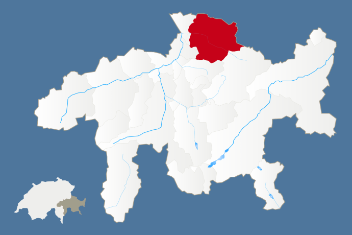 Karte Prättigau