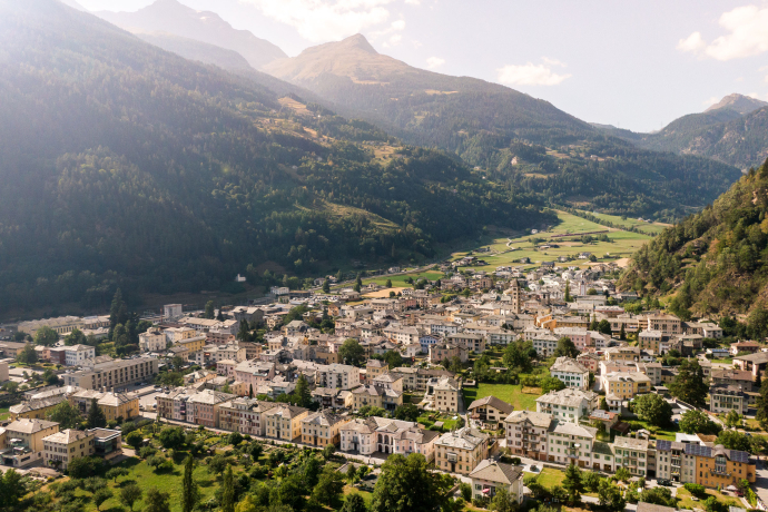 Aussicht über Poschiavo