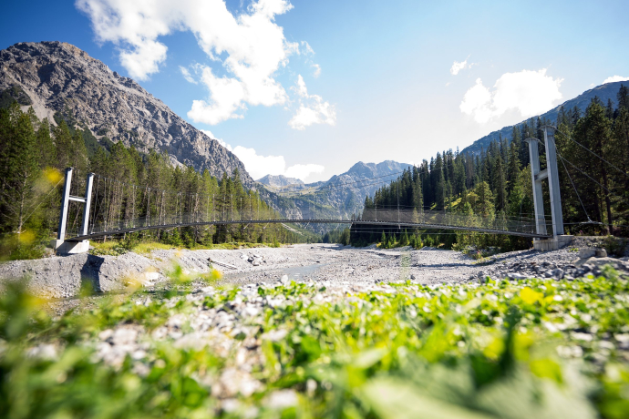 Hängebrücke Isel-Welschtobelbach