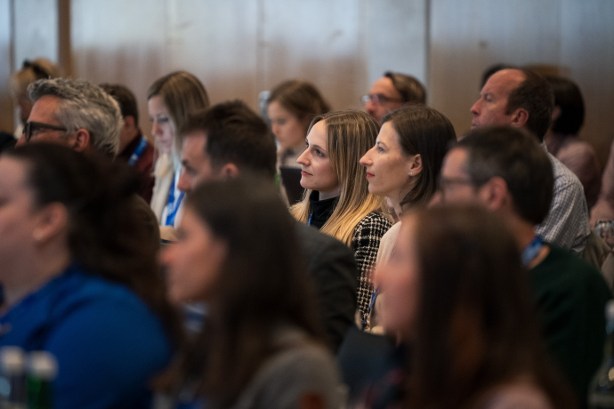 Teilnehmende am graubünden Tourismustag 2023 in Davos