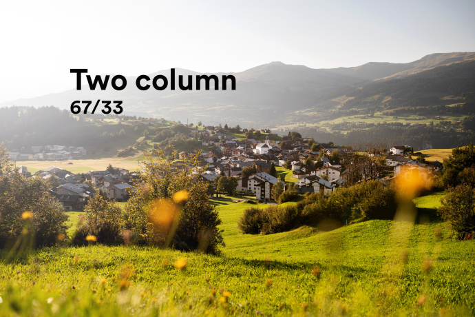 Two column 67/33