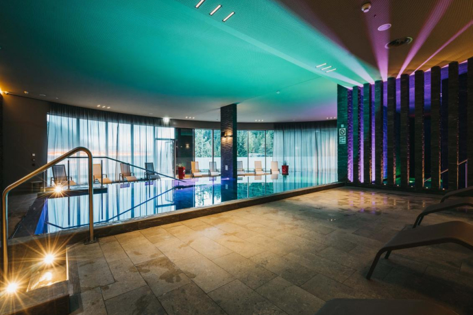Wellnessbereich des Peaks Place in Laax