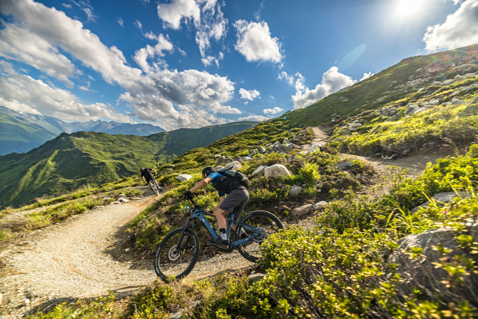 Mountainbiken in Disentis Sedrun