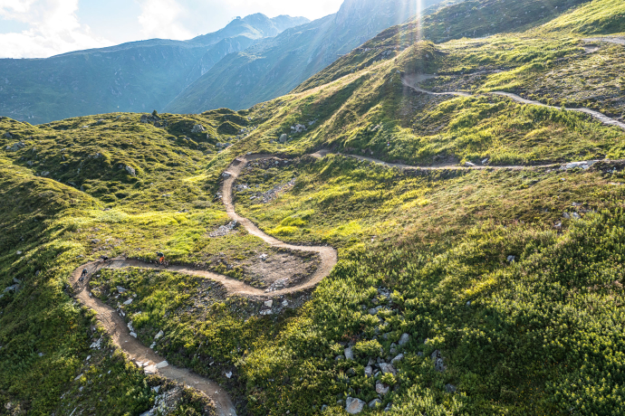 Mountainbike Flow Trail Disentis