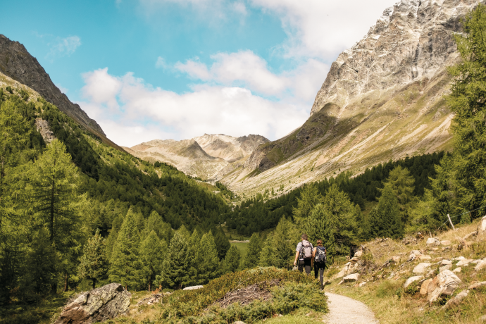 Wanderung zum Lago di Saoseo (Foto: © Schweiz Tourismus / Nicola Fuerer) Wanderung zum Lago di Saoseo