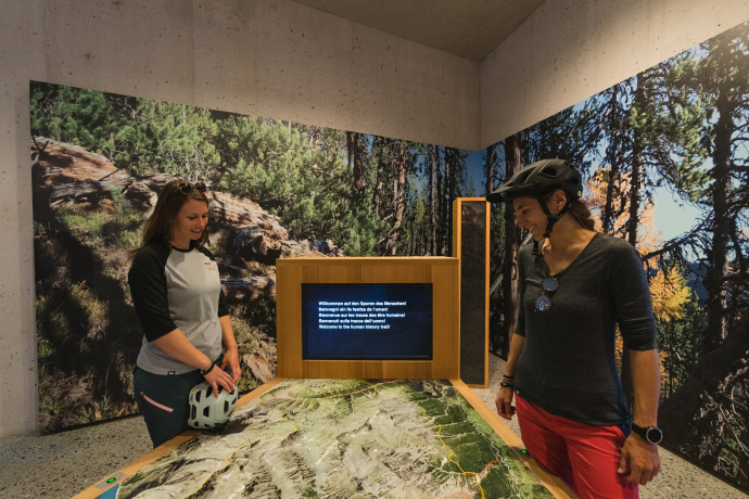 interaktive Ausstellung im Nationalparkzentrum Zernez