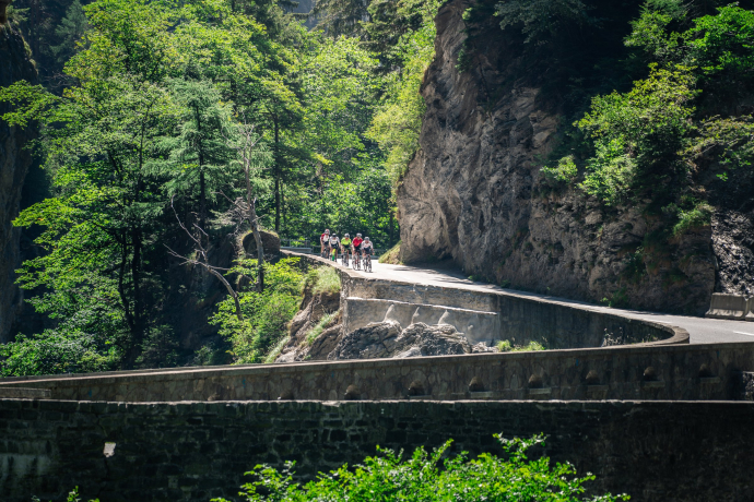 Rennrad-Route Rhein