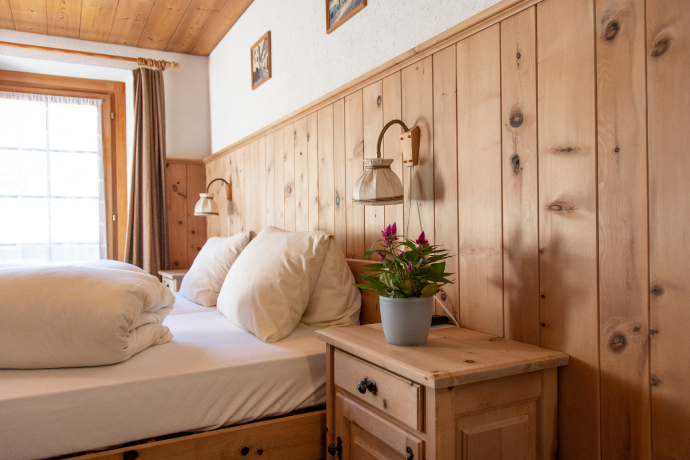 Doppelzimmer im B&B Alpina in Sta. Maria