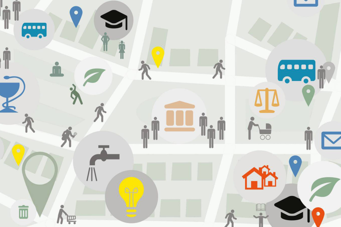 Symbolbild Besucherlenkung (© FH Graubuenden)