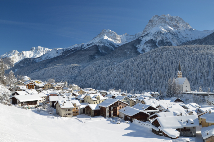 Scuol in winter