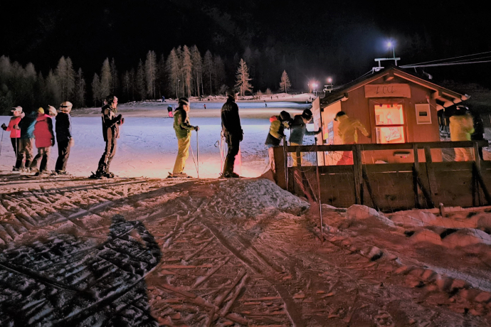 Nachtskifahren in Bergün