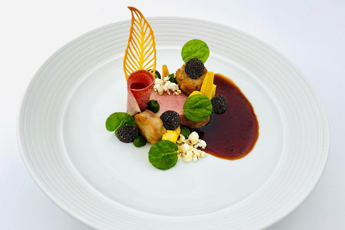 Kalbsvariation im La Riva in der Lenzerheide