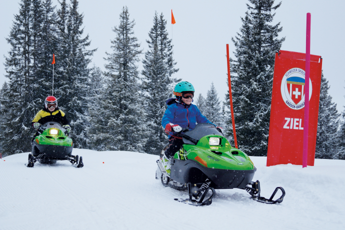 Schneetöffplausch im Kinderland von Grüsch-Danusa