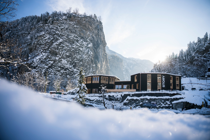 Die neue STORY in Thusis am Eingang zur Viamala-Schlucht