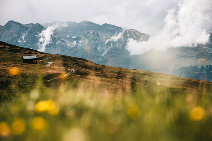 Landschaft bei der Alp Stanovas