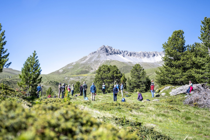 Waldbaden im Unterengadin