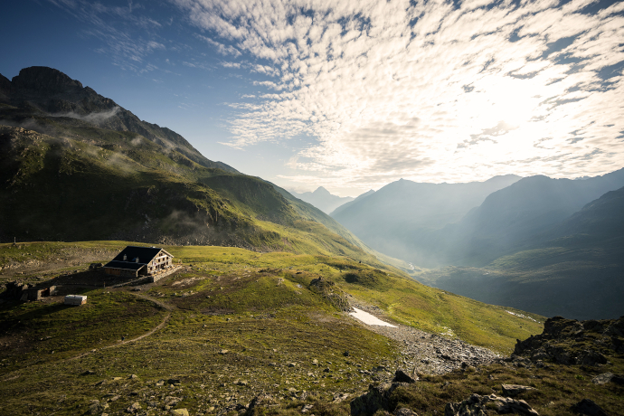 Grialetschhütte – Impression der erneuerten Grialetschhütte SAC,