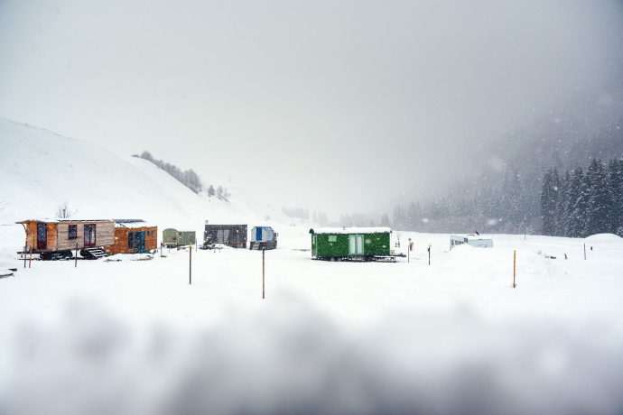 Winterglamping auf dem Camping Viva 