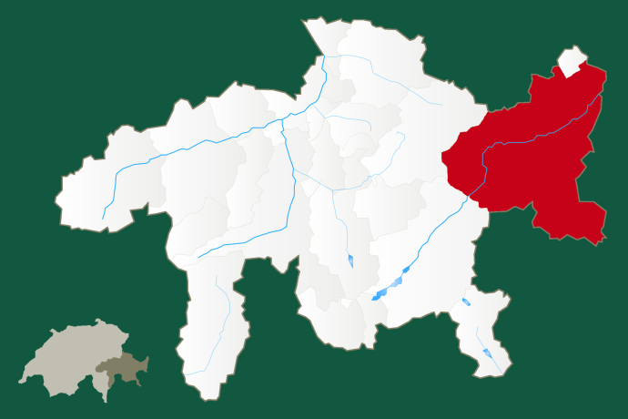 Karte Region Unterengadin Val Müstair Karte Region Unterengadin Val Müstair