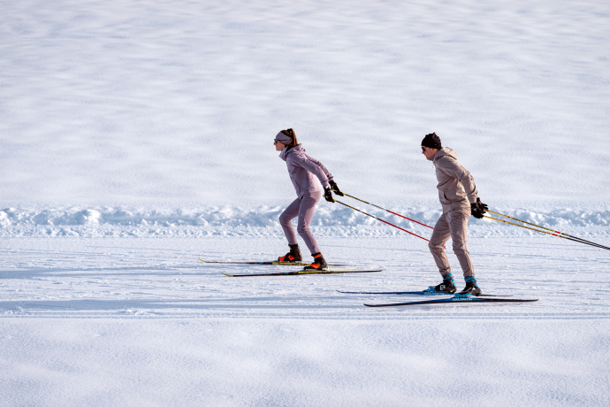 Langlaufen im Engadin