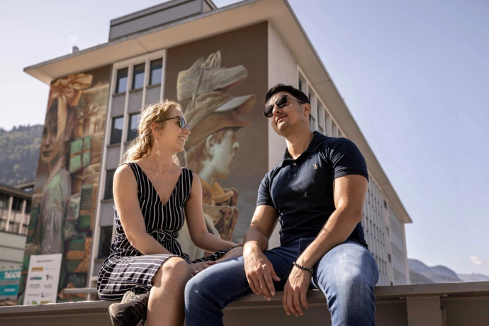 Street Art in Chur (Foto: © Flavio Schlegel / Chur Tourismus) Street Art in Chur