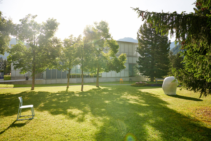 Garten vom Kirchner Museum Davos