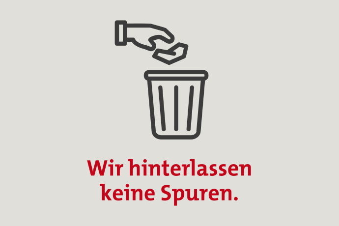 Fairtrail Kodex: Wir hinterlassen keine Spuren. Fairtrail Kodex: Wir hinterlassen keine Spuren.