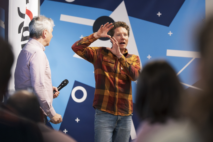 Impressionen vom InnoCircle Mai 2025 von Graubünden Ferien im blue Cinema Chur: Vorträge, Networking und Präsentationen in inspirierender Atmosphäre