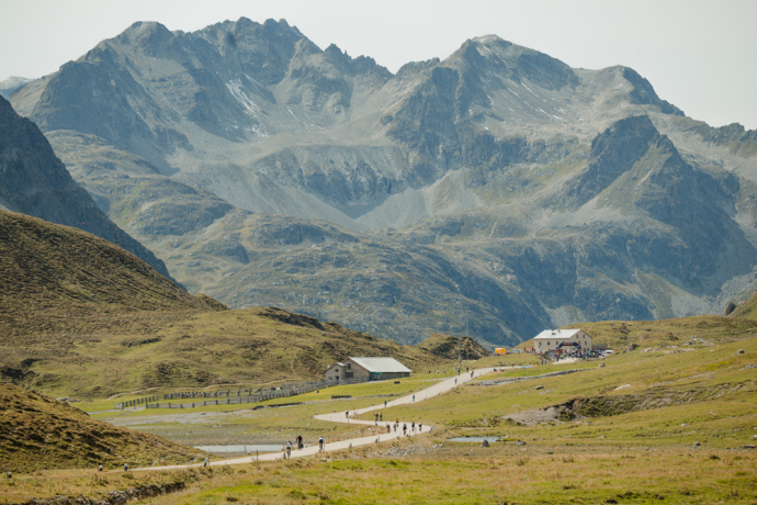 Auf dem Strassenrad inmitten der Bergwelt: Eindrücke vom slowUp Mountain Albula. © slowUp Mountain Albula 
