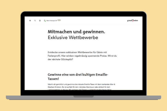 Exklusive Wettbewerbe mit dem Ferienprofil