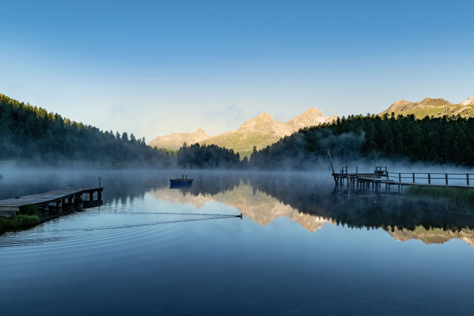 Lej da Staz im Engadin © Graubünden Ferien, Marco Hartmann 