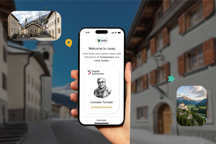 Die richtigen Informationen an Ort und Stelle dank der AI Local Guides. © Holoai 