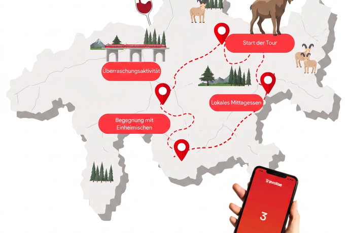 Ein Überraschungs-Roadtrip zur Steuerung der Besucherströme. © Travelise 
