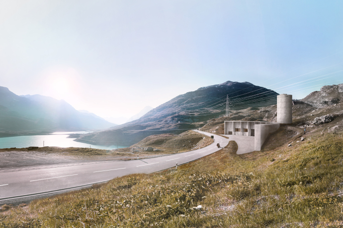 Berninapass (Bild: © Bearth & Deplazes Architekten) Berninapass (Bild: © Bearth & Deplazes Architekten)