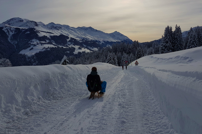 Abendschlitteln Brambrüesch © Chur Tourismus