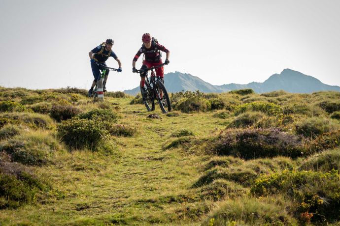 Biken auf den Piz Scalottas Biken auf den Piz Scalottas