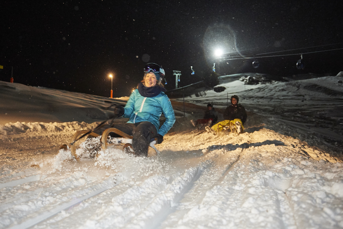 Nachtschlitteln Tschuggen