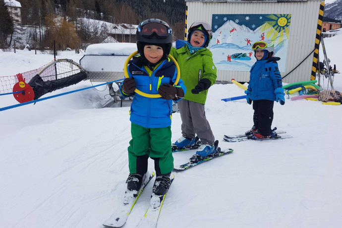 Kinderskilift Janaiverin in Lavin (Foto: © Gemeinde Zernez)