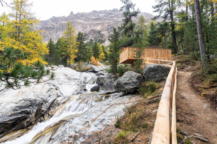 Cascada da Bernina (Foto: © Pontresina Tourismus / Mattias Nutt)