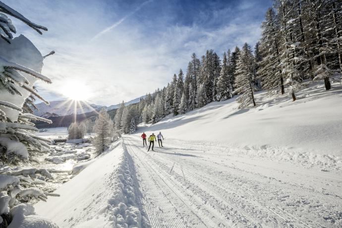 Loipen in der Val Müstair Loipen in der Val Müstair