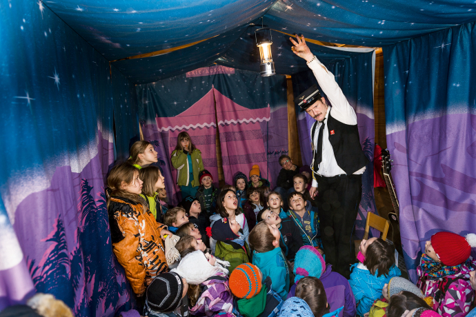 Kinder unterwegs mit Clà Ferrovia