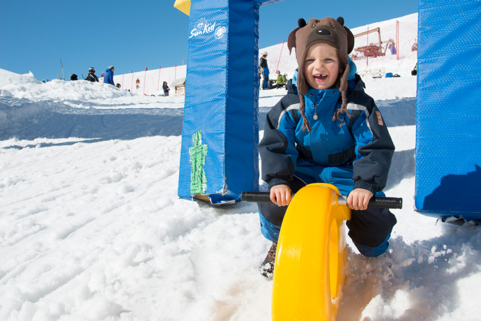 Kind im Madrisa-Land bei Klosters