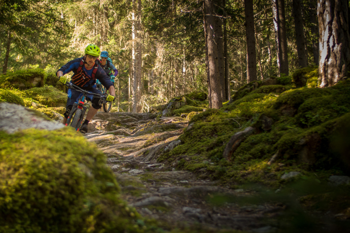 Mountain biking in the Lower Engadine Mountain biking in the Lower Engadine