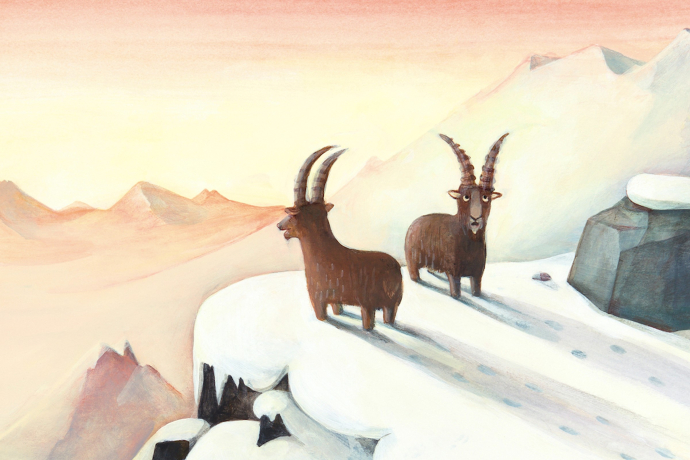 Gian und Giachen und der furchtlose Schneehase Vincenz.