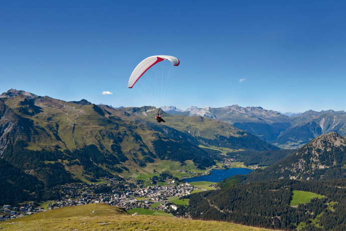 Gleitschirm Davos