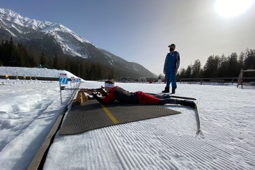 Mike Frei in Biathlon Arena Lenzerheide (Foto: © Mike Frei)